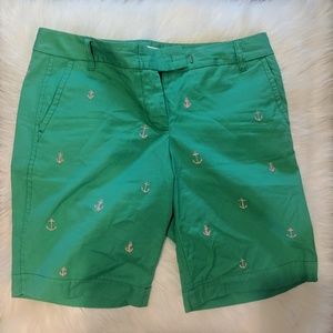 Green w/ Pink Oar accented City Fit Shorts